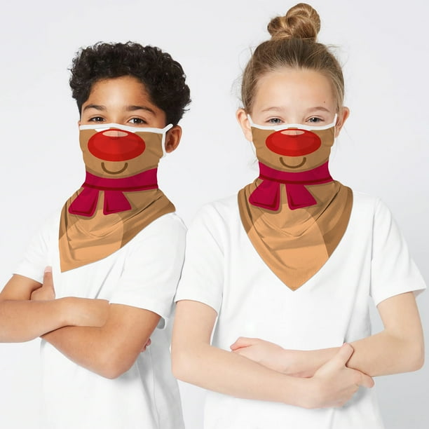 Kids Neck Gaiters Balaclava Bandanas Face Covering for Children Summer Neck Gaiter Color 5